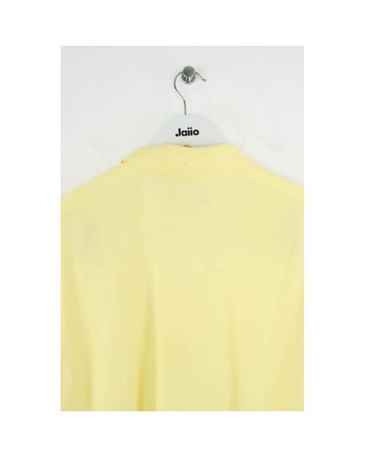 T-shirt Polo en coton jaune Lacoste pour homme en coloris Yellow