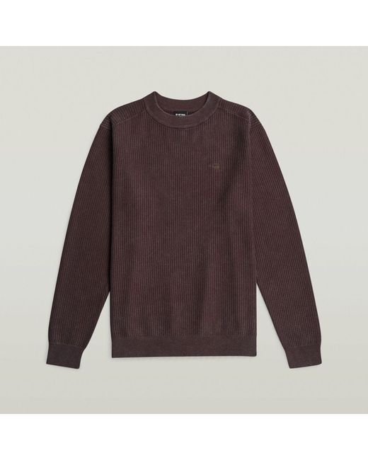 Pull D28563-E620-H887 JAVA G-Star pour homme en coloris Red
