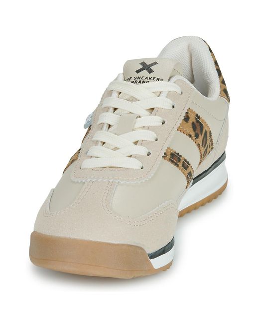 Baskets Basses 144587-Leopard Xti en coloris White