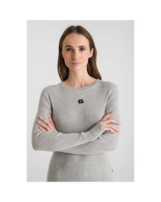 Pull Pull Stefy Le Temps Des Cerises en coloris Gray