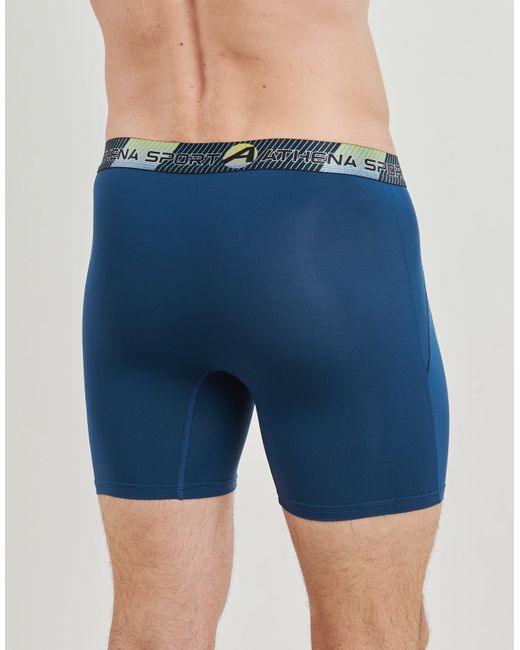 Boxers TRANING DRY LONG Pack de 3 Athena pour homme en coloris Blue