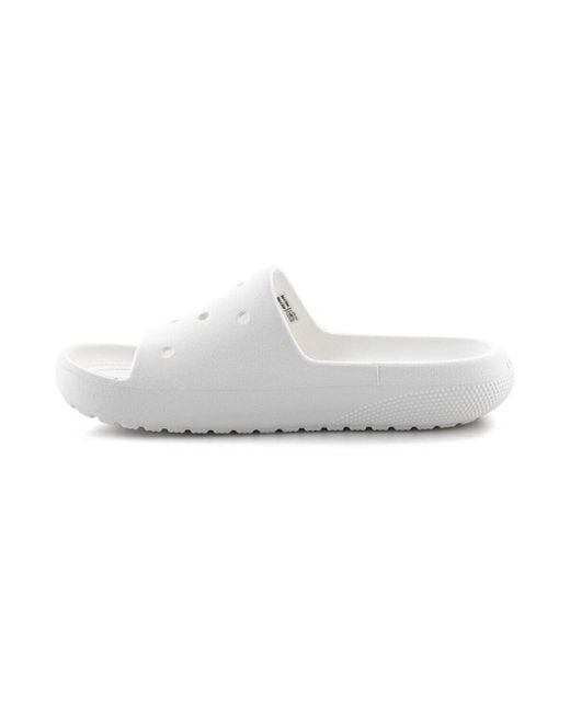 Tongs Classic Slide V2 CROCSTM en coloris White