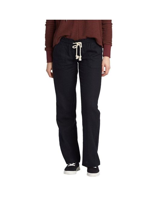 Pantalon Oceanside Roxy en coloris Black