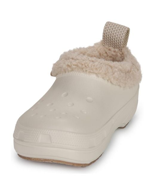 CROCSTM White Clogs Classic Lined Shorty