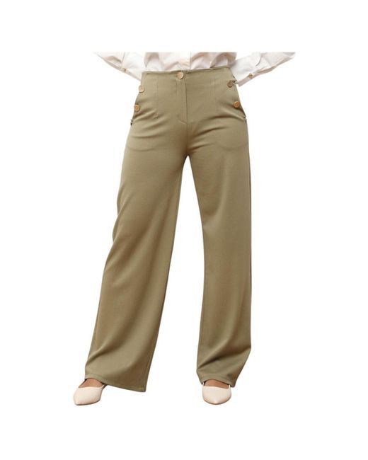 La Modeuse Broek 74418_P175920 in het Brown