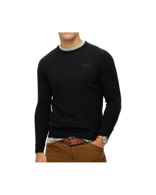 Pull M6110641A-02A Superdry pour homme en coloris Black
