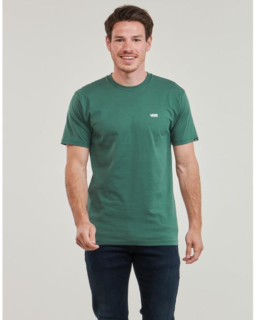 T-shirt LEFT CHEST LOGO TEE Vans pour homme en coloris Green