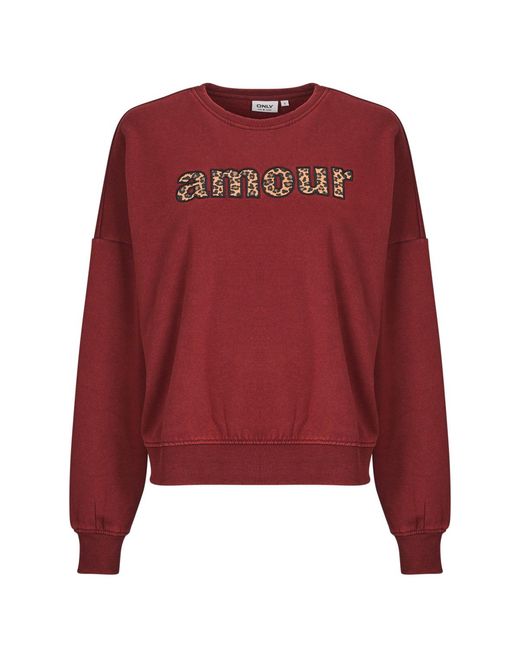 ONLY Sweaters Onllinda in het Red