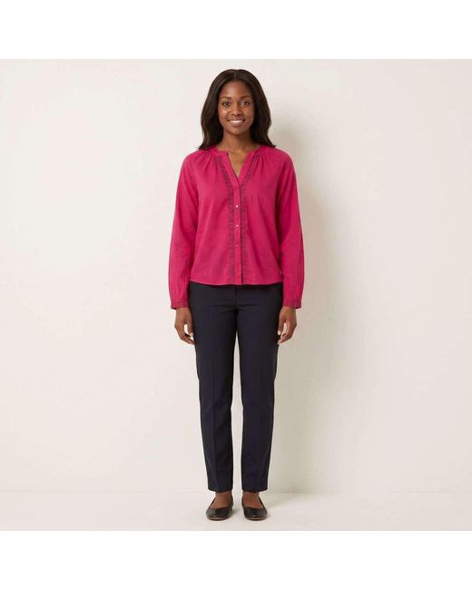 Blouses 4320401 Vila en coloris Pink