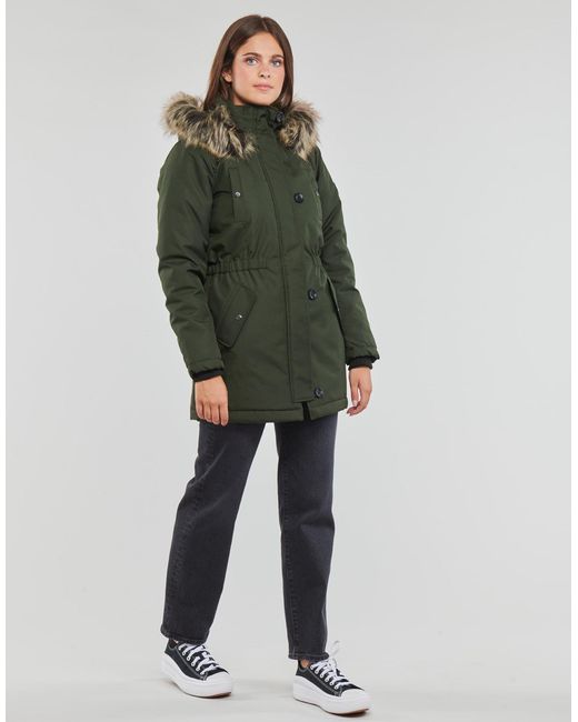 Parka ONLY en coloris Green