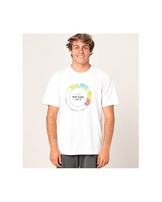 T-shirt Rip Curl pour homme en coloris White
