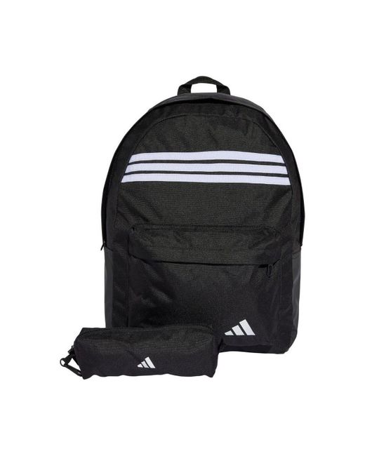 Sac a dos Classic 3-stripes Horizontal Adidas pour homme en coloris Black