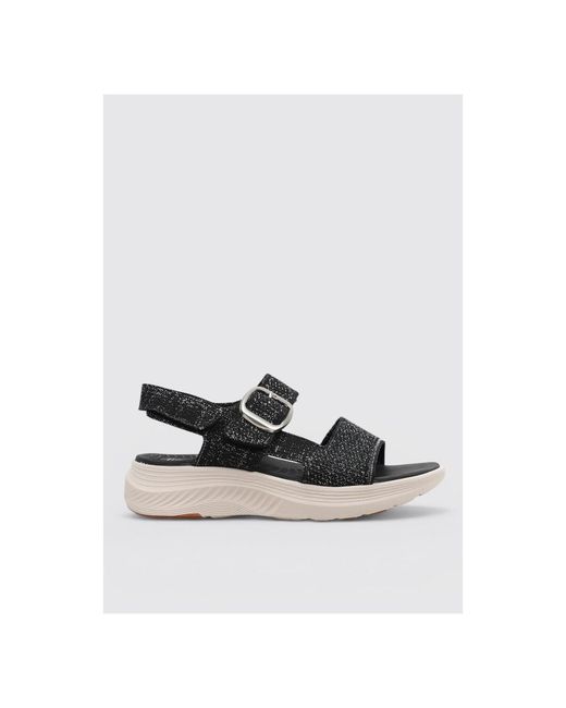 Sandales Compensées Java Limma en coloris Black