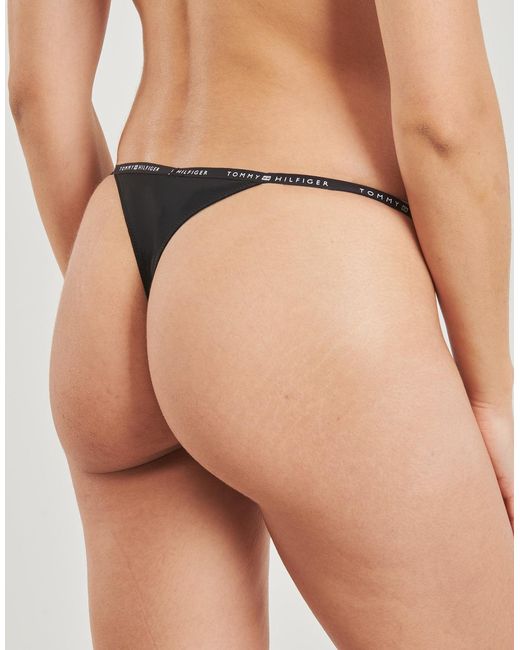 Tommy Hilfiger Strings 3 Pack Multi Shape Bottom in het Black
