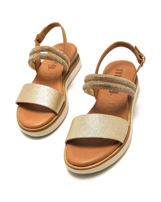 Sandales DANIELA MTNG en coloris Metallic