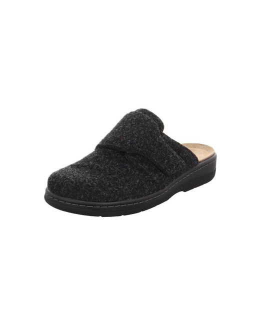 Chaussons Longo pour homme en coloris Black