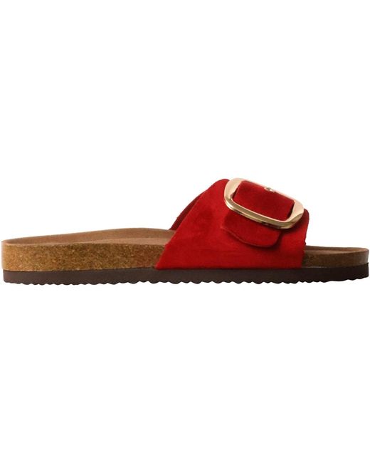 Claquettes Mules à Enfiler Paris Findlay en coloris Red