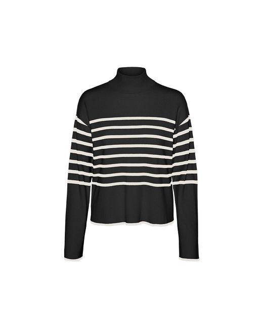 Pull Happiness Vero Moda en coloris Black