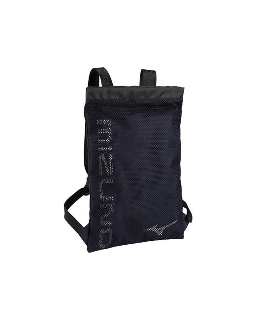 Sac a dos Mesh Drawbag Mizuno en coloris Blue