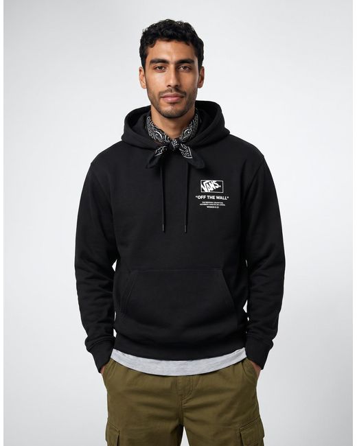 Vans Capuchon Sweaters Stacked Hi Pullover in het Black voor heren