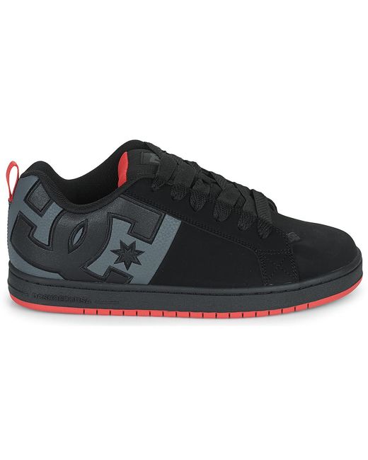 Baskets basses COURT GRAFFIK SQ DC Shoes pour homme en coloris Black