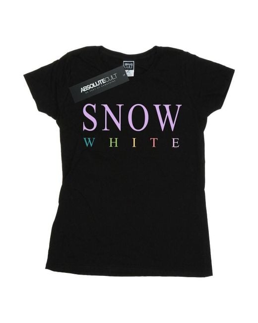 T-shirt Snow White Graphic Disney en coloris Black