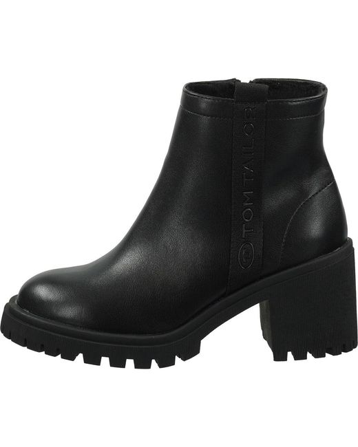 Boots Bottines Tom Tailor en coloris Black