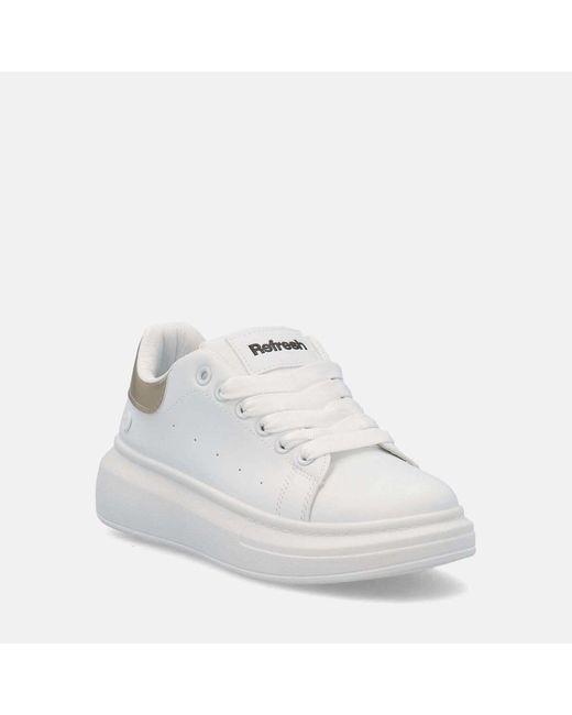Baskets basses SNEAKERS Refresh en coloris White