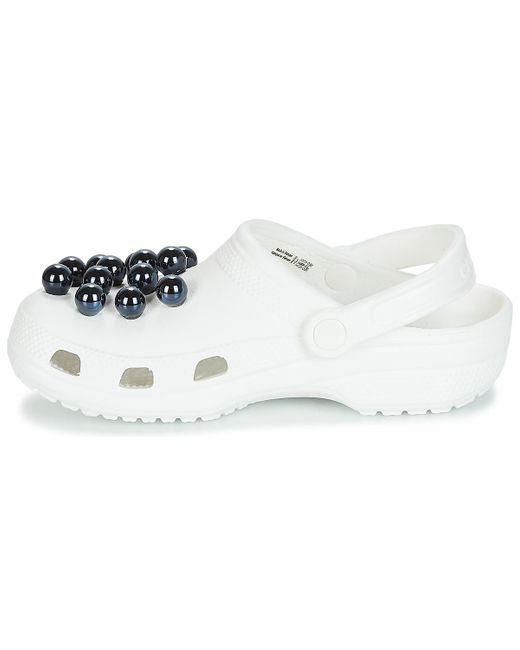 classic timeless clash pearls clog