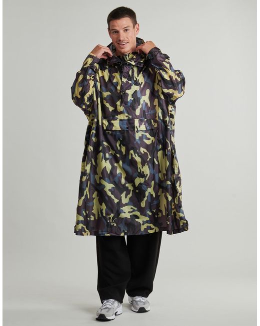 RainKiss Windjack Camo in het Blue