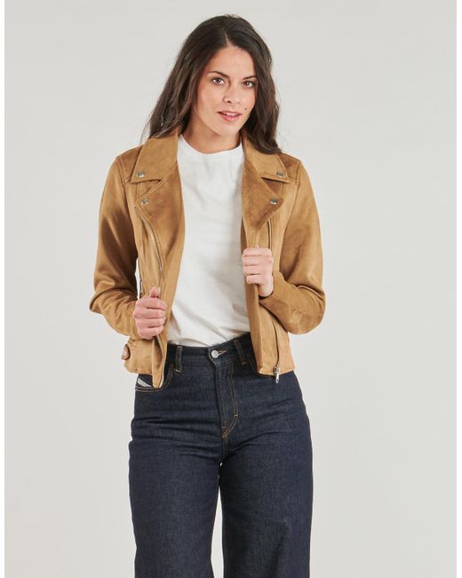 Vero Moda Natural Lederjacken Vmjose