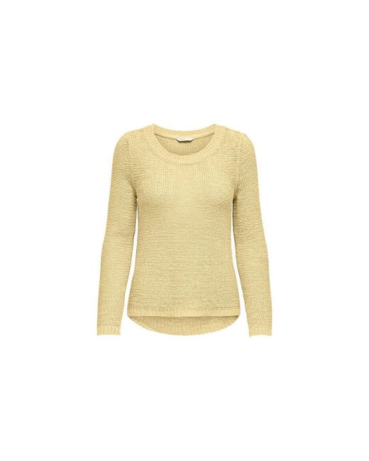 Pull 193541VTPE26 ONLY en coloris Yellow
