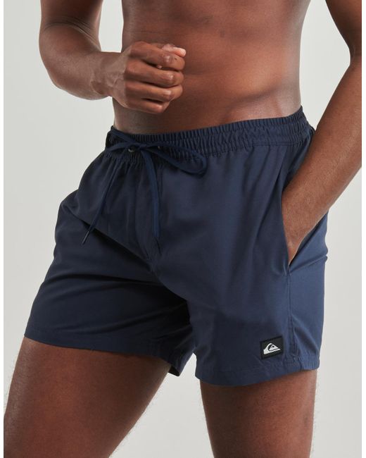 Quiksilver Zwembroek Everyday Solid Volley 15 in het Blue voor heren
