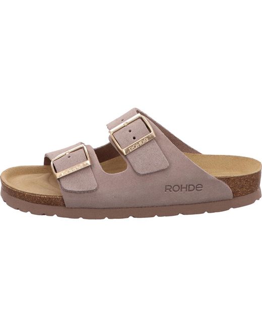 Sabots Rohde en coloris Brown