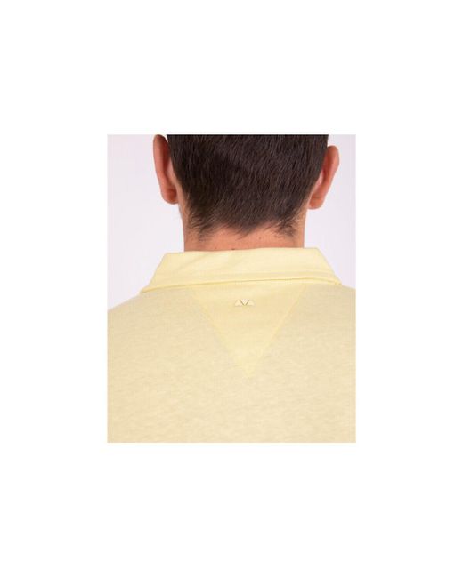 T-shirt Polo manches courtes en coton lin avec vignette 3D Camberabero pour homme en coloris Pink