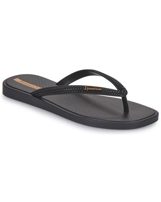 Ipanema Black Zehentrenner Solar Thong Fem