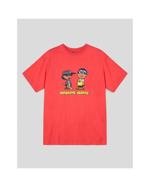T-shirt Grimey pour homme en coloris Red