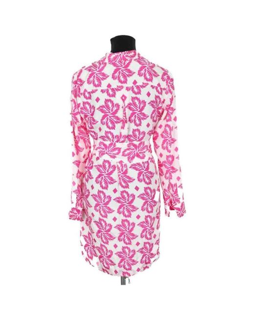 Robe Robe en soie rose Diane von Furstenberg en coloris Pink