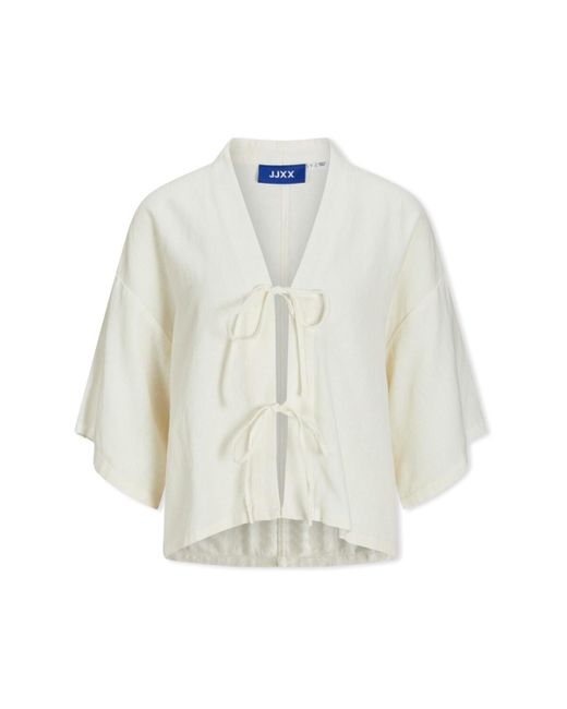 JJXX Blouse Breeze Summer in het White