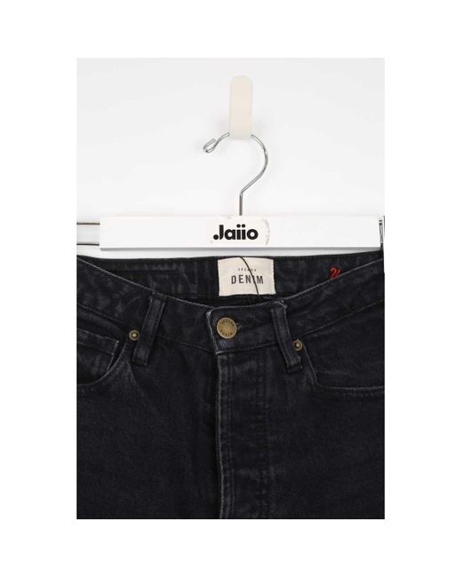 Jeans Jean slim en coton Sezane en coloris Black