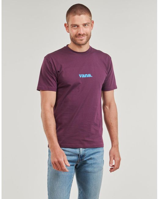 T-shirt LOWER CORECASE SS TEE Vans pour homme en coloris Purple