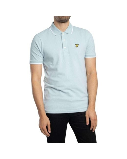 Polo Polo à pointe Lyle & Scott pour homme en coloris Blue