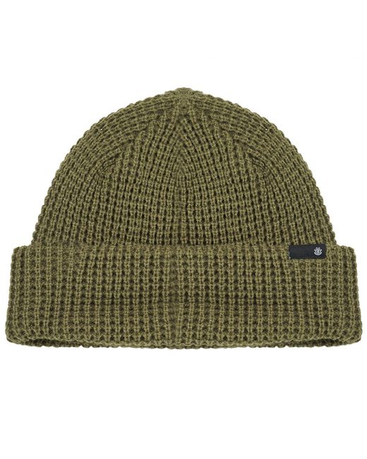 Berretto Low Docker Waffle di Element in Green