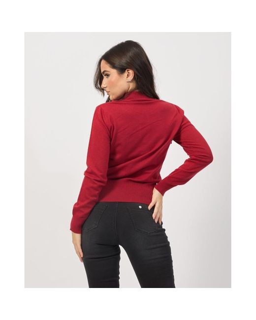 Pull Pull croise devant Yes Zee en coloris Rouge Lyst