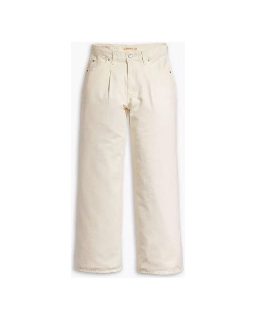 Pantalon A7455 0004 - BAGGY DAD-SERENITY NOW Levi's en coloris Natural