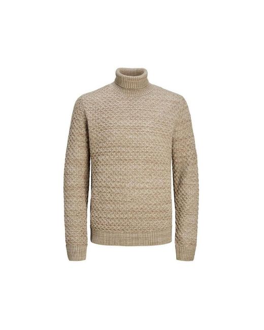Pull Roll Neck Jack & Jones pour homme en coloris Natural