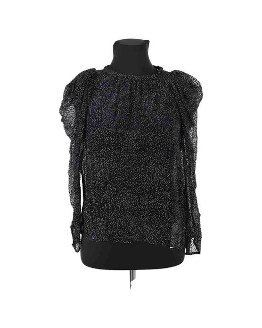 Blouses Blouse en soie noire Ba&sh en coloris Black