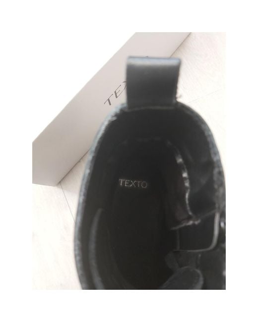 Bottines Boots Texto en coloris Gray