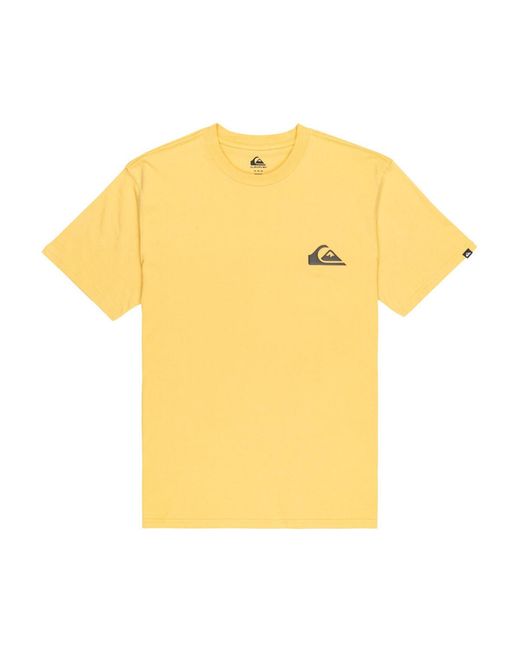 T-shirt Ev Mini Logo Quiksilver pour homme en coloris Yellow