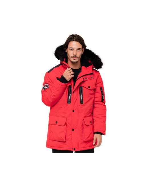 Doudounes Parka Anido Canadian Peak pour homme en coloris Rouge | Lyst